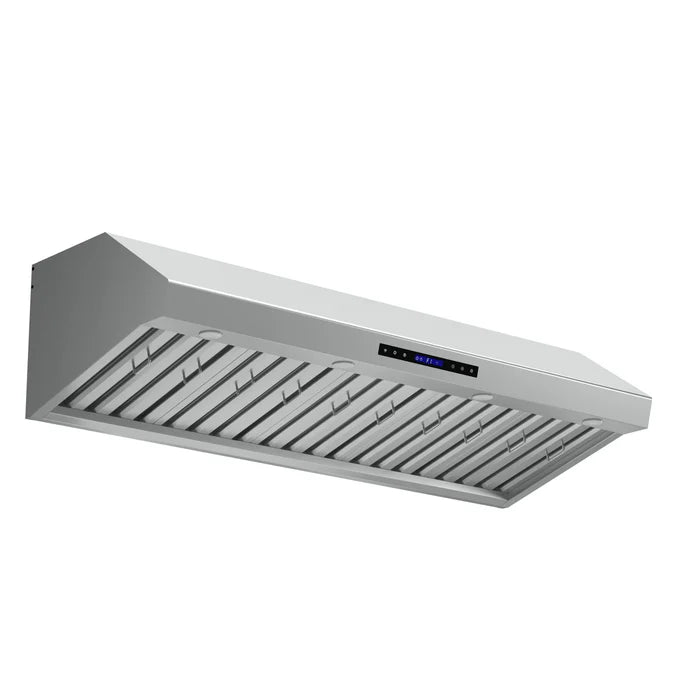 Forno Palazzo FRHWM5030-60 60-Inch Wall Mounted Range Hood – Stainless Steel, Heavy Duty Baffle Filters, Remote Control
