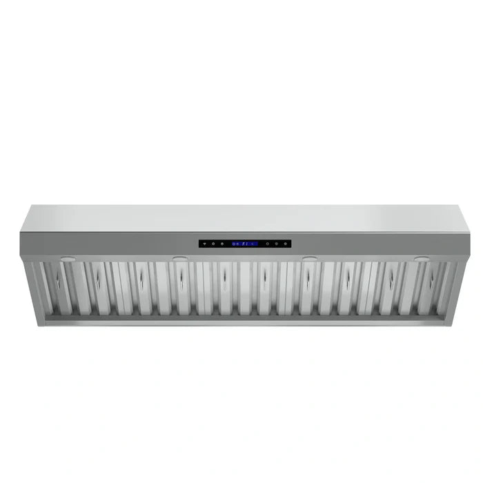 Forno Palazzo FRHWM5030-60 60-Inch Wall Mounted Range Hood – Stainless Steel, Heavy Duty Baffle Filters, Remote Control