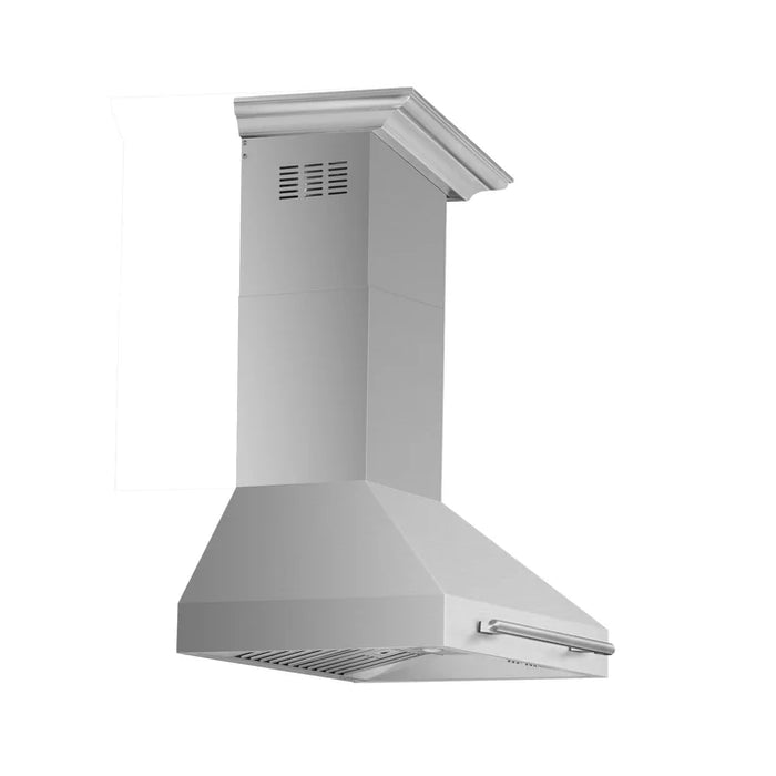Forno Aria 30-Inch Wall-Mounted Range Hood, Stainless Steel with LED Lighting – Model FRHWM5095-30