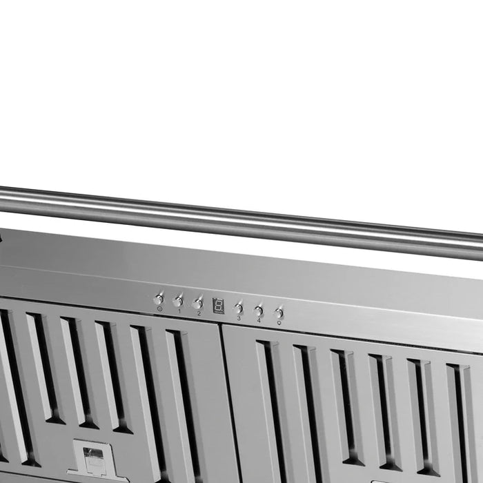 Forno Aria 36-Inch Wall-Mounted Range Hood, Stainless Steel with LED Lighting – Model FRHWM5095-36