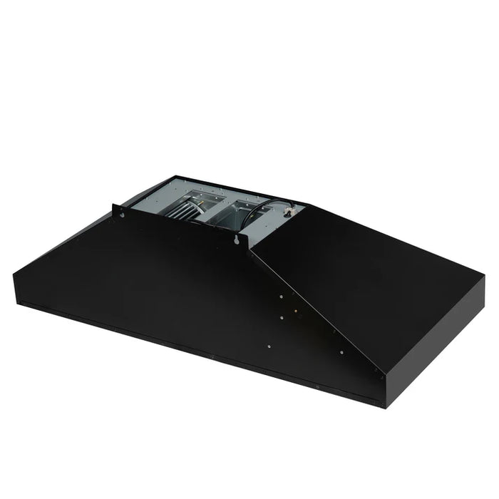 Forno Aria 48-Inch Wall-Mounted Range Hood, Black with LED Lighting – Model FRHWM5095-48BLK