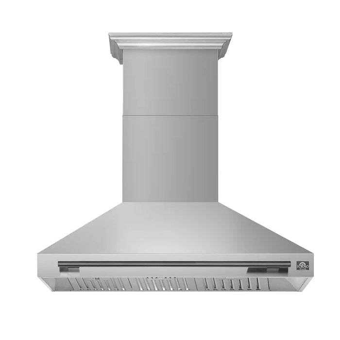 Forno Aria 48-Inch Wall-Mounted Range Hood, Stainless Steel with LED Lighting – Model FRHWM5095-48