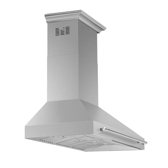 Forno Aria 48-Inch Wall-Mounted Range Hood, Stainless Steel with LED Lighting – Model FRHWM5095-48