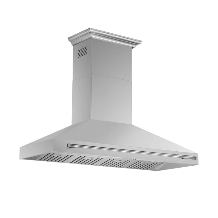 Forno Aria 60-Inch Wall-Mounted Range Hood, Stainless Steel with LED Lighting – Model FRHWM5095-60