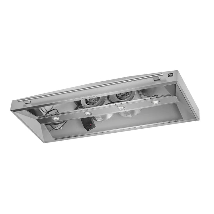 Forno Aria 60-Inch Wall-Mounted Range Hood, Stainless Steel with LED Lighting – Model FRHWM5095-60