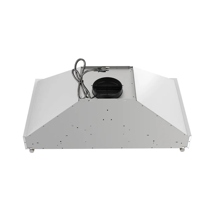 Forno Venezia 36-Inch Wall-Mounted Range Hood in White with Touch Controls & Baffle Filters – FRHWM5503-36WHT