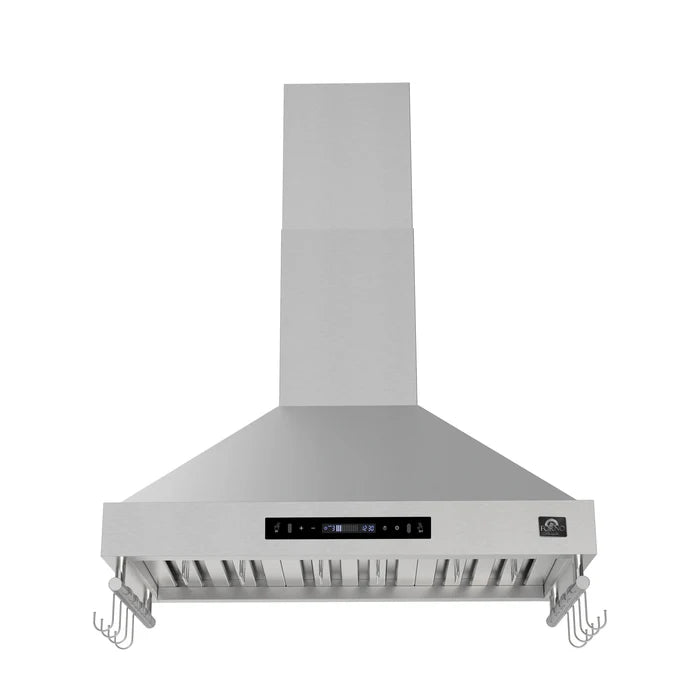 Forno Venezia 36-Inch Wall-Mounted Range Hood with Touch Controls & Baffle Filters – FRHWM5503-36
