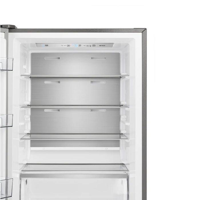 Forno Maderno FFFFD1722-28LS 28″ Convertible Freestanding Refrigerator/Freezer, Stainless Steel, Left Swing, 13.6 cu ft