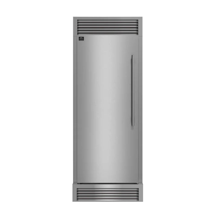 Forno Maderno FFFFD1722-32LSG 28″ Built-In Convertible Refrigerator/Freezer, Left Swing, Stainless Steel, 13.6 Cu. Ft., 32″ Wide