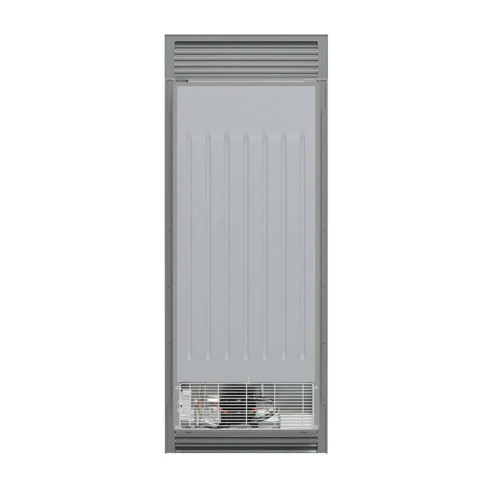 Forno Fortezza FFFFD1738-32RSG 32″ Built-In Right-Swing Convertible Refrigerator/Freezer, Stainless Steel, 14 Cu. Ft., Total No-Frost, Decorative Trim Grill