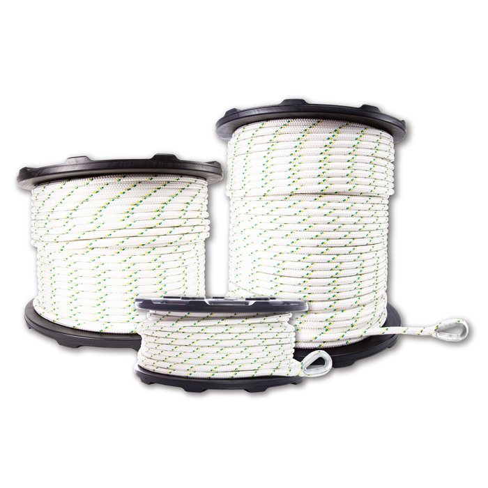 Portable Winch PCA-1218M Double-Braided Polyester Rope – 12 mm x 300 m Heavy-Duty Pulling Rope