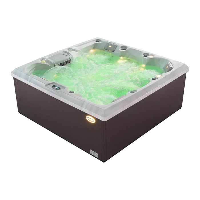 Empava EMPV‑SPA3550 Freestanding Luxury 6‑Person Outdoor Hot Tub