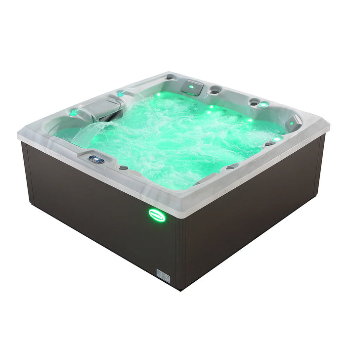 Empava EMPV‑SPA3550 Freestanding Luxury 6‑Person Outdoor Hot Tub