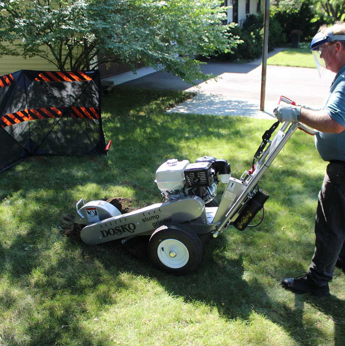 Dosko 337-13HC Stump Grinder 13 HP Walk-Behind Gas Powered with Honda GX390 Engine