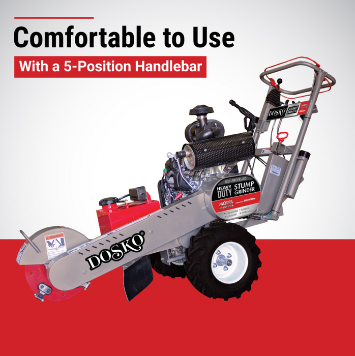 Dosko 691SP-20HE Stump Grinder 20 HP Self-Propelled Gas Powered with Honda GX630 Engine