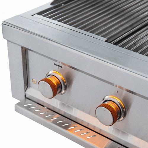 Ruby 42" 5-Burner Propane Grill w/ IR Burner, Rotisserie, LED Lights & Searing Grate