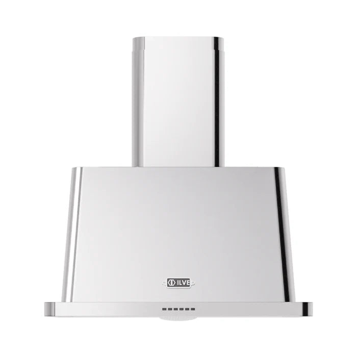 ILVE UAM76SS Majestic II 30-Inch Wall Mount Range Hood – 600 CFM, Stainless Steel, Retro Italian Design