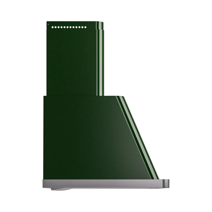 ILVE UAM100EG Majestic II 40 Inch Wall Mount Range Hood with 600 CFM Blower, 4 Fan Speeds, LED Lighting – Emerald Green