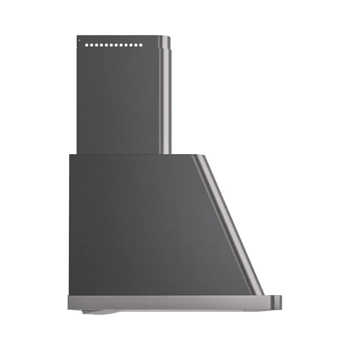 ILVE UAM120MG Majestic II 48 Inch Wall Mount Range Hood with 850 CFM Blower, 4 Fan Speeds, LED Lighting – Matte Graphite