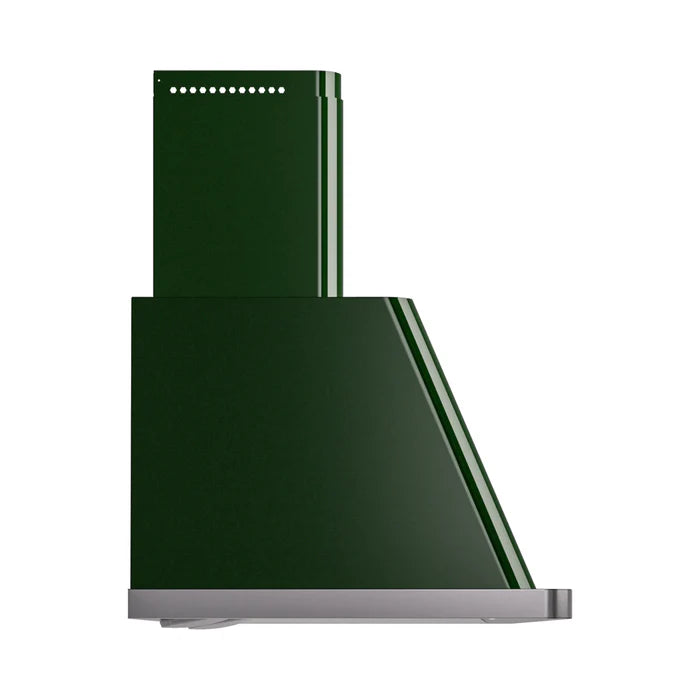 ILVE UAM150EG Majestic II 60 Inch Wall Mount Range Hood with 850 CFM Blower, 4 Fan Speeds, LED Lighting – Emerald Green
