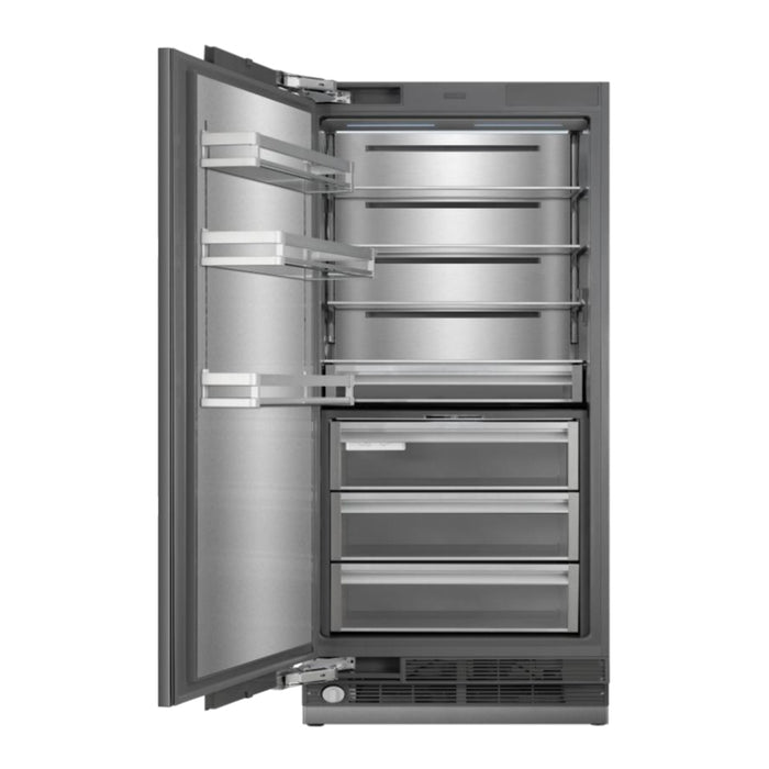 Ilve UFFC36SINPRY 36 in Built-In Column Freezer, Panel Ready, No Frost, Integrated Design