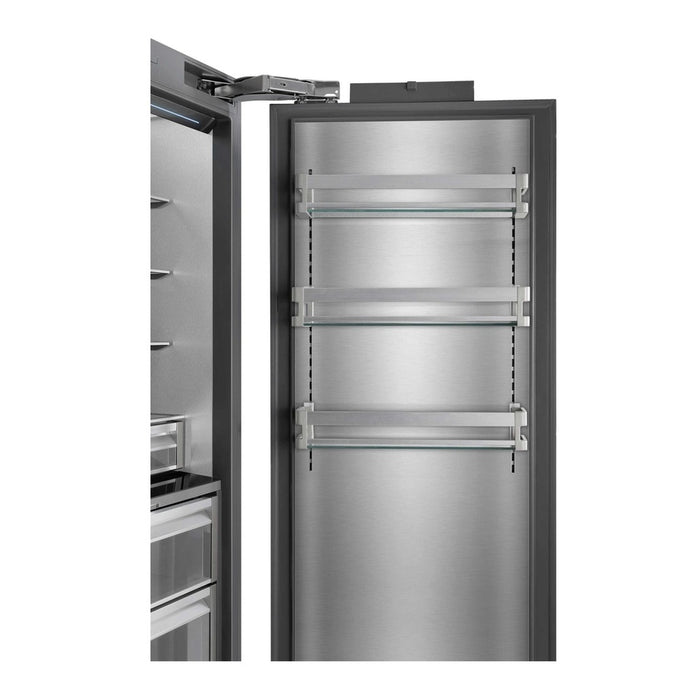 Ilve URFC24SNWPRY 24 in Built-In Column Refrigerator, Panel Ready, No Frost, Integrated Design