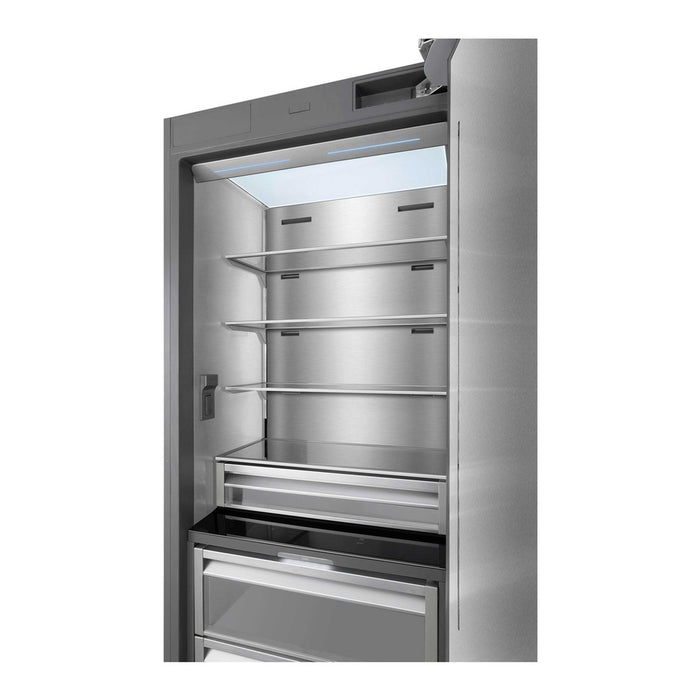 Ilve URFC24SNWPRY 24 in Built-In Column Refrigerator, Panel Ready, No Frost, Integrated Design