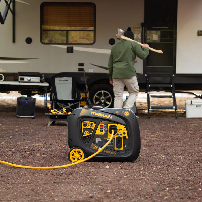 Firman Power Equipment W03082 3300W Inverter Portable Generator with Electric Start, 120V, RV Ready