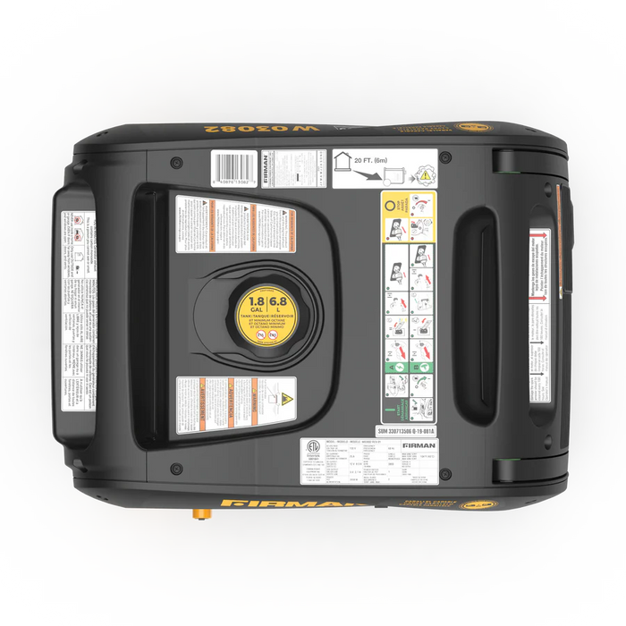 Firman Power Equipment W03082 3300W Inverter Portable Generator with Electric Start, 120V, RV Ready