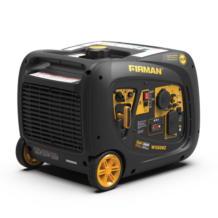 Firman Power Equipment W03082 3300W Inverter Portable Generator with Electric Start, 120V, RV Ready