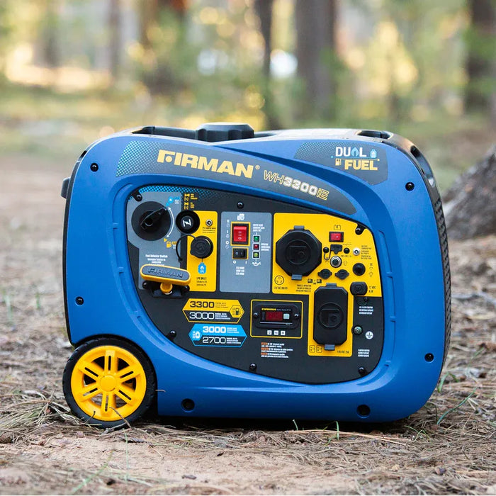 Firman Power Equipment WH03042 3300W Dual Fuel Inverter Generator with Electric Start, 120V Portable RV Ready