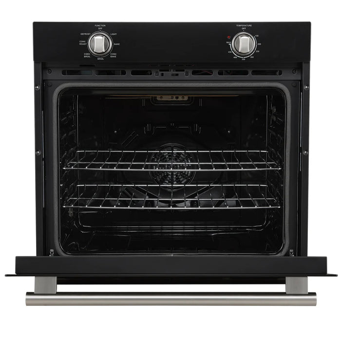 Forno Vomero FBOEL1370-30BLK 30" Built-In Single Electric Wall Oven – 5.0 Cu. Ft., Convection, Black, 3550W, 240V
