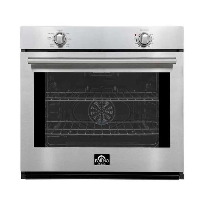Forno Vomero FBOEL1370-30 30" Built-In Single Electric Wall Oven – 5.0 Cu. Ft., Convection, Stainless Steel, 3550W, 240V