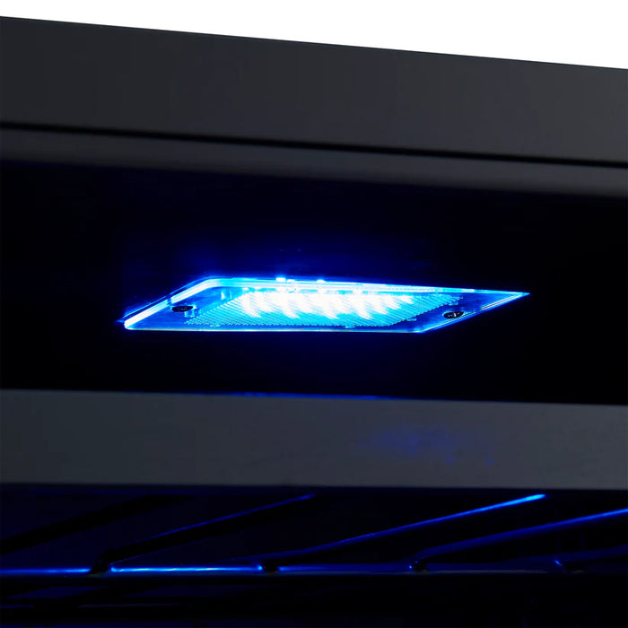 Forno Bacchino FWCDR6634-24S 24″ Wine Cooler, Stainless Steel, Triple Glass Door, 51 Bottle Capacity, Built-In or Freestanding