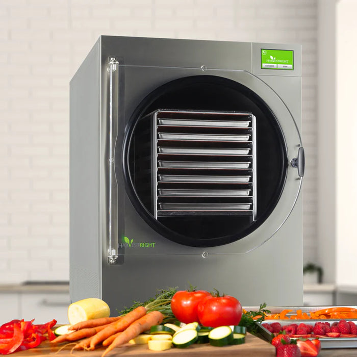 Harvest Right X-Large Home PRO Freeze Dryer Stainless Steel 7-Tray w Mylar Starter Kit – HRFDXLSS (Home Freeze Dryer Appliance)