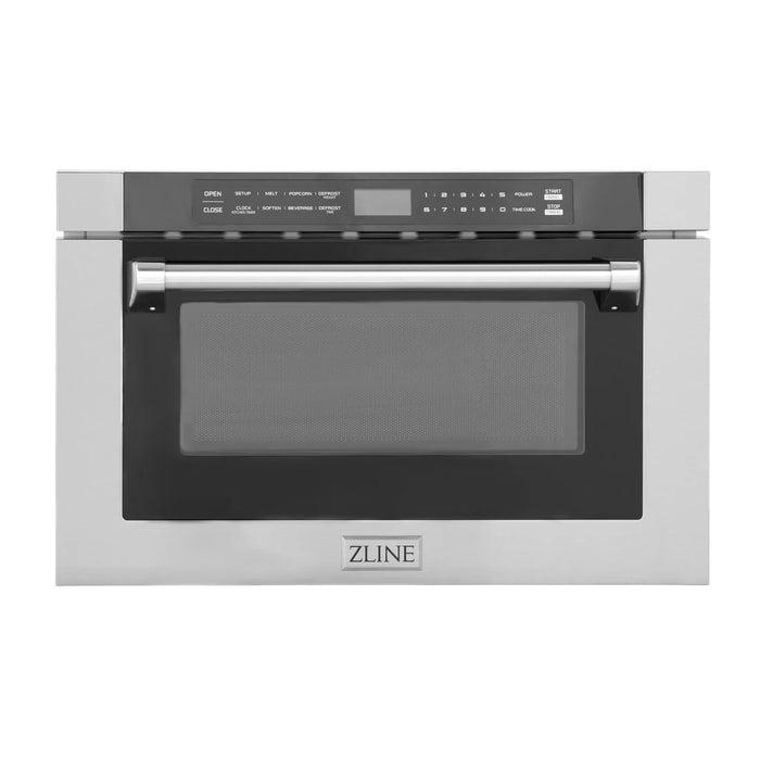 ZLINE MWD-1-H 24 in Built-In Microwave Drawer, 1.2 Cu. Ft., Stainless Steel