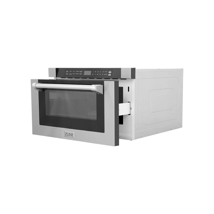 ZLINE MWD-1-H 24 in Built-In Microwave Drawer, 1.2 Cu. Ft., Stainless Steel
