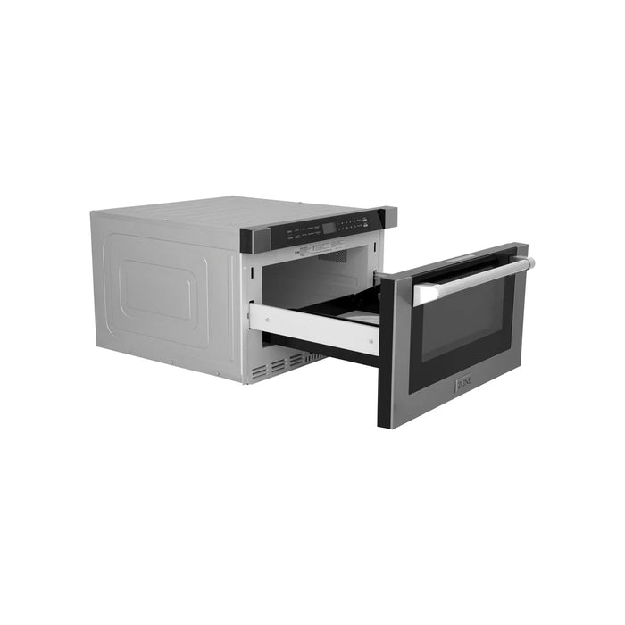 ZLINE MWD-1-H 24 in Built-In Microwave Drawer, 1.2 Cu. Ft., Stainless Steel