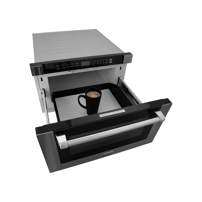 ZLINE MWD-1-H 24 in Built-In Microwave Drawer, 1.2 Cu. Ft., Stainless Steel