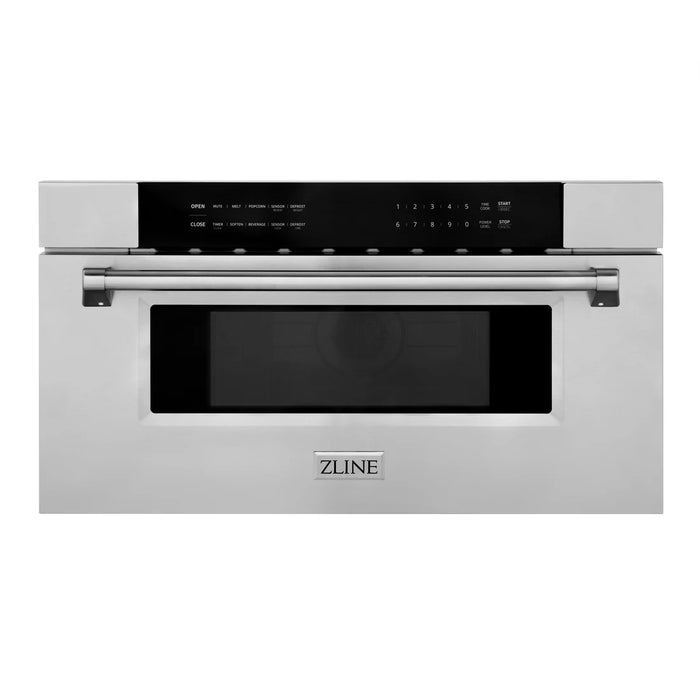ZLINE MWD-30 30 in Built-In Microwave Drawer, 1.2 Cu. Ft., Stainless Steel