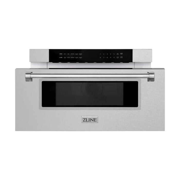ZLINE MWD-30-SS 30 in Built-In Microwave Drawer, 1.2 Cu. Ft., Fingerprint Resistant Stainless Steel