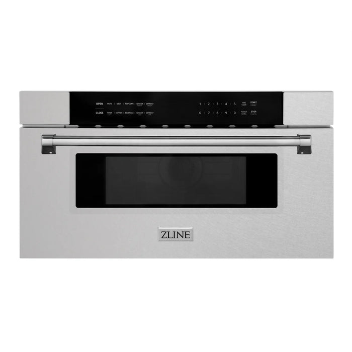 ZLINE MWD-30-SS 30 in Built-In Microwave Drawer, 1.2 Cu. Ft., Fingerprint Resistant Stainless Steel