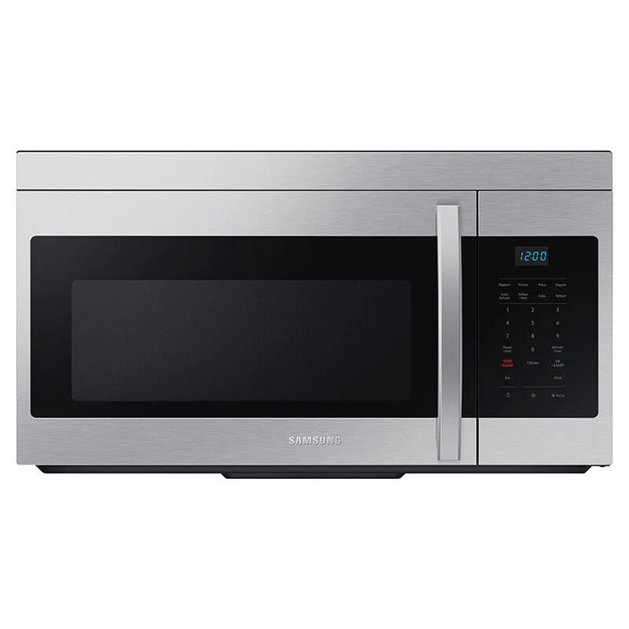 Samsung ME16A4021AS/AA 1.6 cu. ft. Over-the-Range Microwave Oven in Stainless Steel – 1,000 Watts, 2-Speed 300 CFM Vent Fan, and Auto Cook Presets