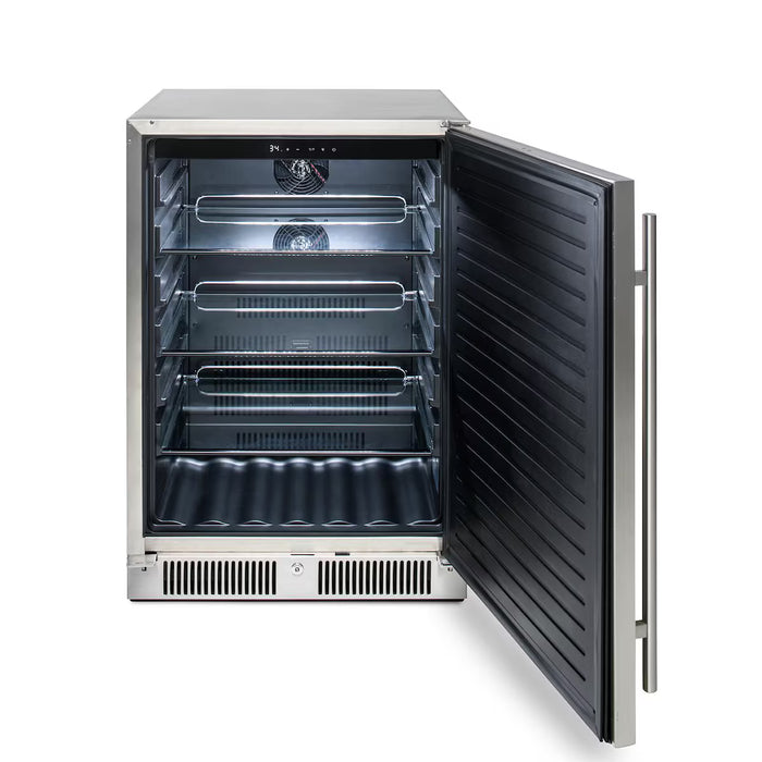 Blaze BLZ-SSRF-5.5 24" Outdoor Solid Door Refrigerator, 5.5 cu ft Stainless Steel Outdoor Fridge