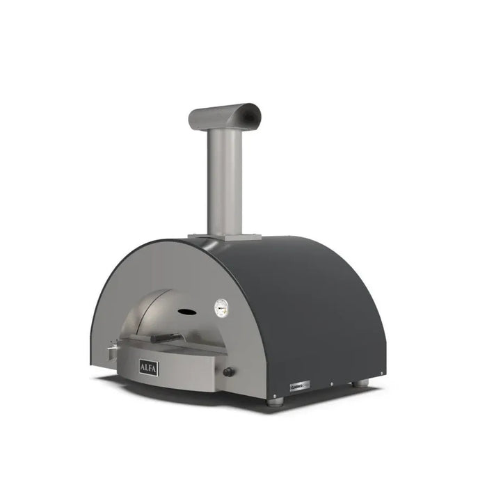 Alfa Classico 2 Pizze Wood‑Fired Outdoor Pizza Oven FXCL‑2P‑LGRA – Ardesia Grey