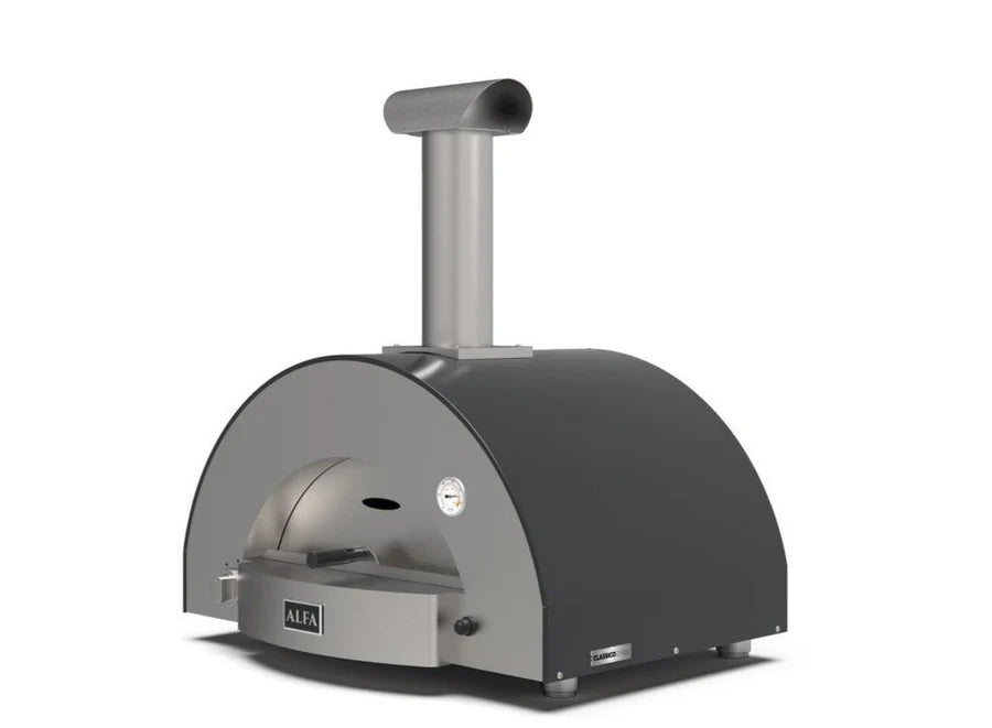 Alfa Classico 2 Pizze Wood‑Fired Outdoor Pizza Oven FXCL‑2P‑LGRA – Ardesia Grey