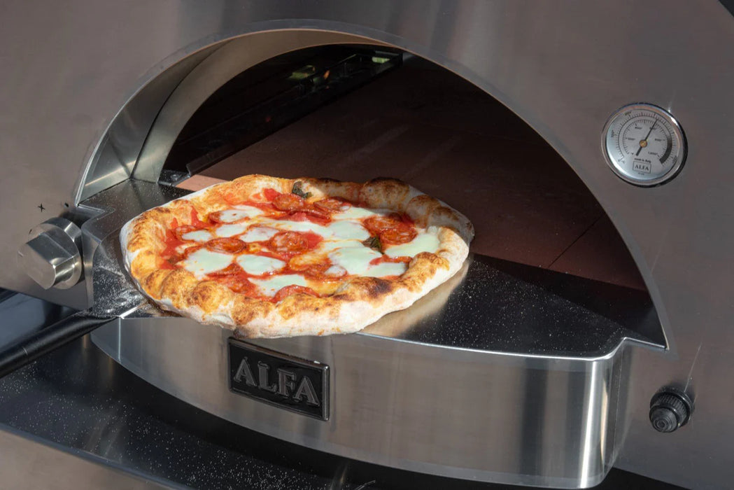 Alfa Classico 2 Pizze Wood‑Fired Outdoor Pizza Oven FXCL‑2P‑LGRA – Ardesia Grey