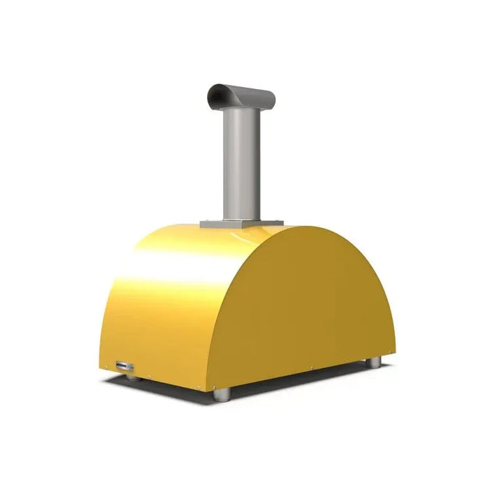 Alfa Moderno 3 Pizze Wood‑Fired Outdoor Pizza Oven FXMD‑3P‑LGIA – Fire Yellow