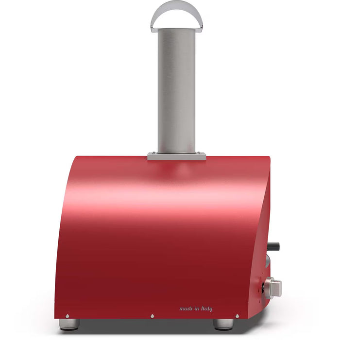 Alfa Moderno 3 Pizze Gas Outdoor Pizza Oven FXMD-3P-MROR-U – Ruby Red, 3-Pizza Capacity, Countertop, 1000 °F Max Temp
