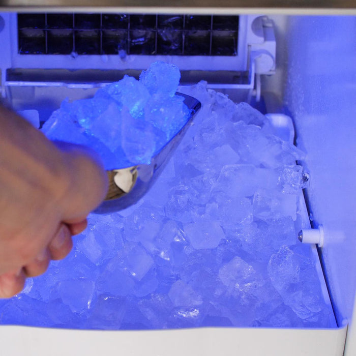 Blaze BLZ‑ICEMKR‑50GR 15" Outdoor Ice Maker, 50 lb/Day Stainless Steel Built‑In Ice Machine